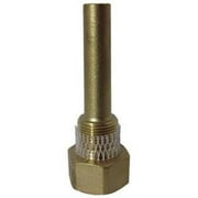 Ferguson PFBTWELL 0.5" NPT Brass Replacement Thermowell