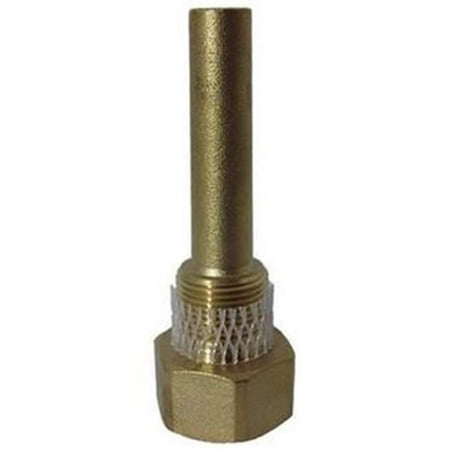 Ferguson PFBTWELL 0.5" NPT Brass Replacement Thermowell