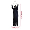 thumbnail image 3 of Coollooc 39 inch Halloween Hanging Ghost Decorations Outdoor Indoor, Animated Scary Grim Reaper Skeleton Decorations, Creepy Skull Ghost for Party Outside Yard Porch Haunted House, 3 of 6