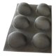 thumbnail image 5 of Moldes perforados de la panadería de la bandeja del pan de la forma redonda de la forma del pan del del silicón de 6 tazas Macarena Formas de pan de bollo de silicona, 5 of 8