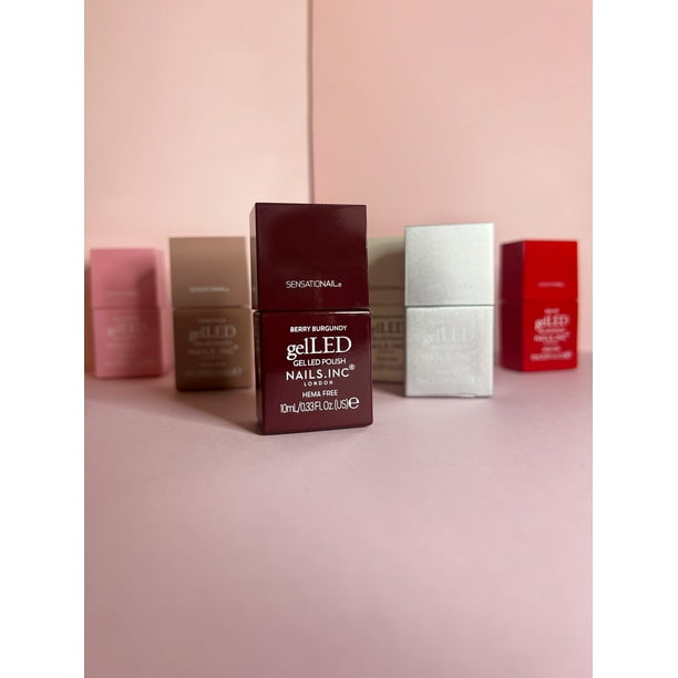 Nails.INC x Sensationail GelLED Gel Nail Polish, Bubblegum