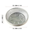 thumbnail image 2 of Fiudx Bandejas de Aluminio Resistentes Al Aceite, Paquete de 50 Bandejas Desechables para Freidora, Antiadherentes, Resistentes a Altas Temperaturas, Ideales para Barbacoa, Horno, Microondas y Reunio, 2 of 2