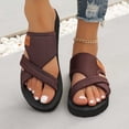 thumbnail image 2 of Bibifish Womens Flip Flops Fabric Upper Comfortable Soft Thong Sandals Outdoor Casual Beach Slippers, 2 of 9