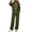 Army Green-RongHuan women outfits sets, variant on RongHuan Sweatsuits Women 2 Piece Outfit Oversized Full Zip Hoodie Casual Drawstring Sweatpants with Pockets Track Suit