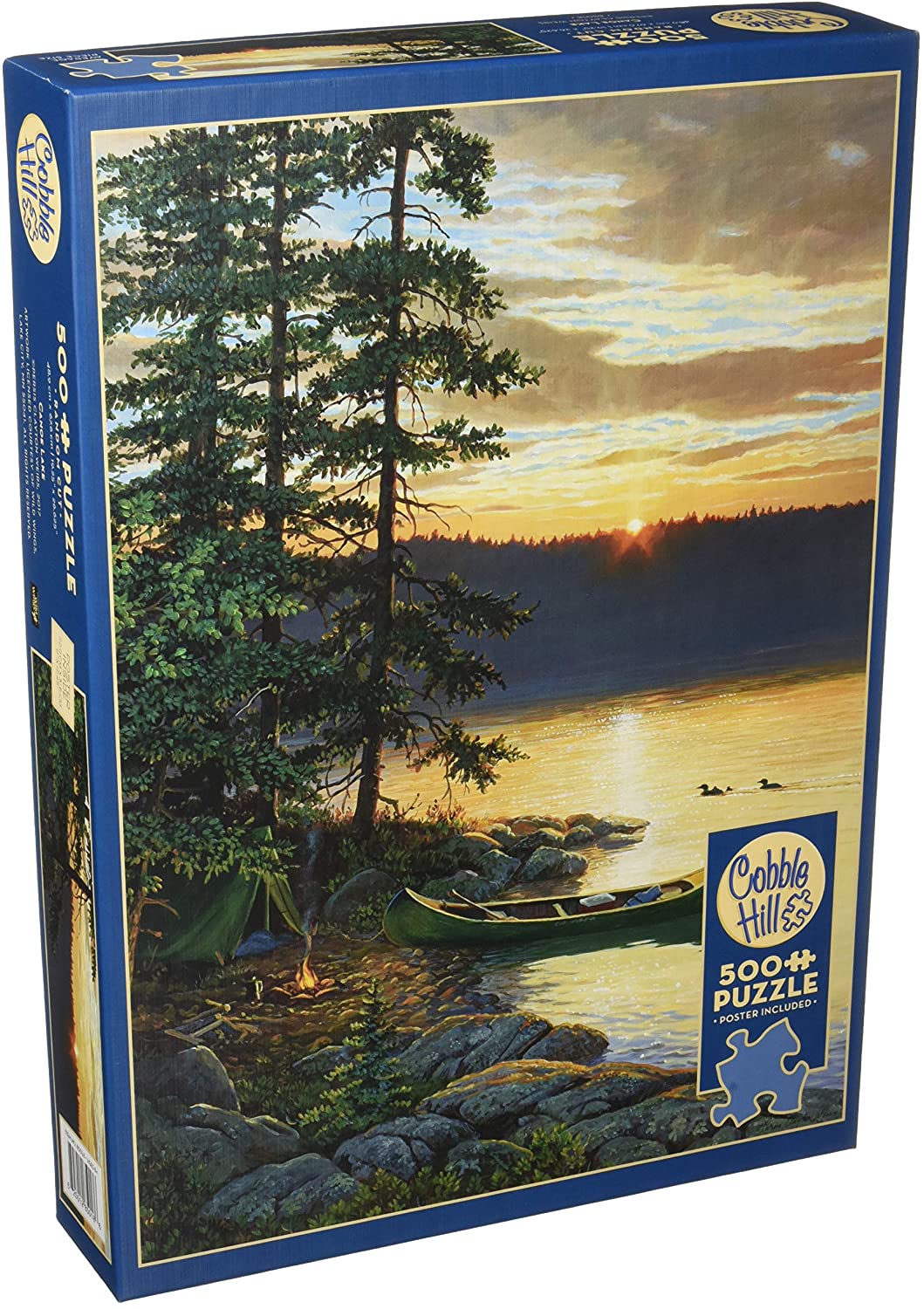 Cobblehill 85018 500 pc Canoe Lake Puzzle, Various Walmart Canada