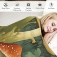 thumbnail image 3 of ARISTURING  Woodland Mushroom Spray Flannel Blanket Home Sleeping Blanket Decor Sofa Blanket, 3 of 6