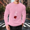 thumbnail image 4 of Ceisia Men Casual Fashion Print Round Neck Pullover Long Sleeve Sweatshirt Gift, 4 of 6