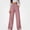 Red, variant on Womens High Waisted Pants Ptint Loose Fit Baggy Pants Wide Leg Casual Trousers Red Size M