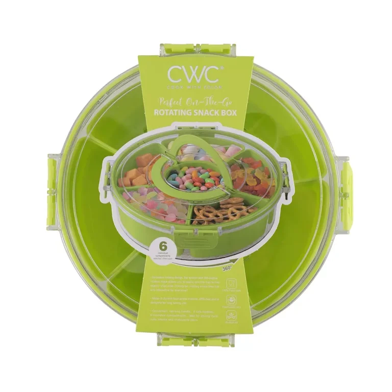 Cook With Color Lazy Susan Snack Box - Green - Walmart.com