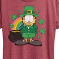 thumbnail image 3 of Garfield - Rainbow Shamrocks - Women's Short Sleeve Graphic T-Shirt, 3 of 5
