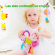 thumbnail image 3 of Juguete Peluche Sonaja Mordedera Texturas Estimulación Bebé Xtellar multicolor, 3 of 3