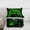 Green, variant on Castle Fairy Futuristic Cubes Gamepads Twin Comforter Sets,Black Blue Gamepads Bedding Set