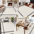 thumbnail image 5 of Pure Apricot Area Rug 5x7 FT, Non Slip Bedroom Throw Carpet, Simple Solid Color Washable Soft Floor Carpet Non-Shedding Rug for Dining Room Bedside Classroom Desk, 5 of 9