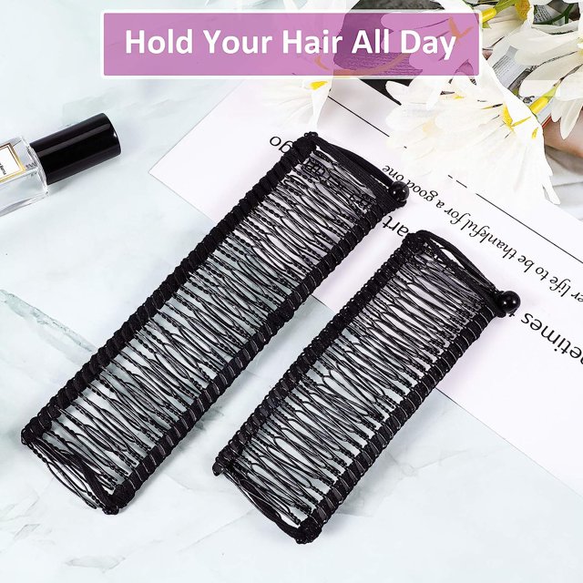 piezas de pinzas para el pelo de plátano, color negro, nuevas, pinza para el pelo de plátano, pelo perezoso