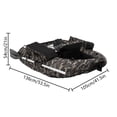 thumbnail image 2 of Camouflage Fishing Boat, Outdoor Fishing Boat, Inflatable Fishing Boat Oxford Cloth 53.5*41.3*21in Backrest Adjustable Angle: 90-180°, 2 of 19