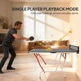 thumbnail image 4 of Soozier 9' x 5' Full Size Ping Pong Table, Table Tennis Table, Dark Grey, 4 of 10