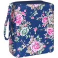 thumbnail image 1 of GHSDFBB Twill Fabric Pencil Case with Zipper Closure, Blue Rose, 171 Count, 1 of 6