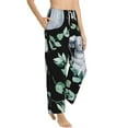 thumbnail image 2 of Xecao Cartoon Koala Bear Women's Straight Lounge Pajama Pants: The Epitome of Relaxed Sleepwear, 2 of 9