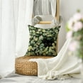 thumbnail image 4 of Sm:)e Eucalyptus Black Cat Spring Pillow Covers Set of 2,18x18 Inch, 4 of 6