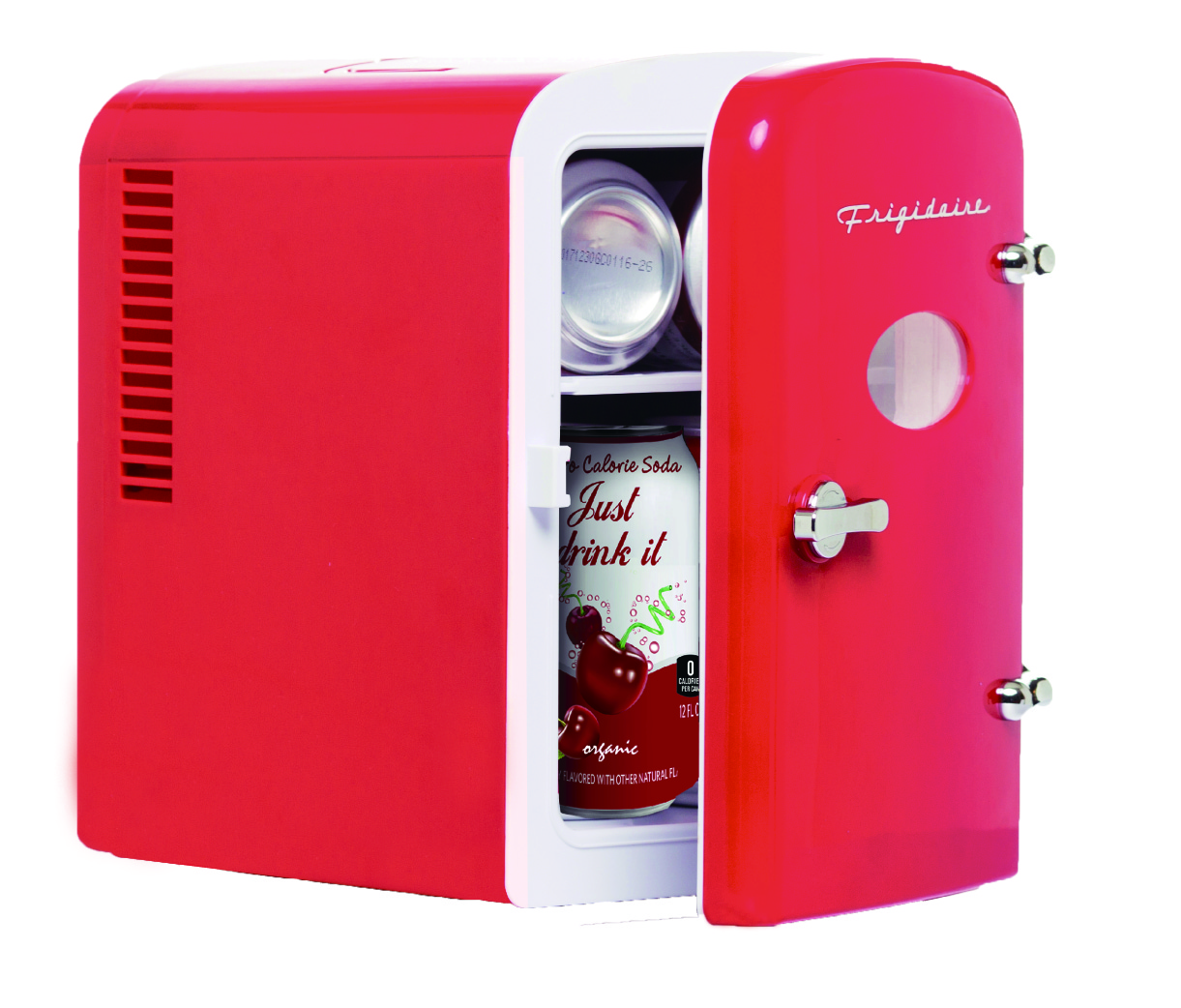 Frigidaire Portable Retro 6-can Mini Fridge EFMIS129, Red - image 4 of 11