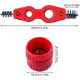 thumbnail image 2 of Hongchun Copper Pipe Cleaner, Reamer Set, Universal Pipe Reamer Deburring Tool, 4 In 1 Pipe Deburring Brush For Plumbers Pvc Ppr Copper Brass Aluminum, 2 of 5