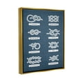 thumbnail image 4 of Stupell Industries Maritime Rope Knots Nature Painting Gold Floater Framed Canvas Art Print Wall Art, 25 x 31, 4 of 10