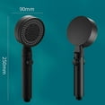 thumbnail image 7 of Multi-Functional High Pressure Shower Head with 5 Modes, High Pressure Handheld Shower Head with ON/Off Switch, Water Saving, Easy to Install (Black-a), 7 of 7