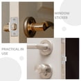 thumbnail image 4 of HAMPPLIES 4 Sets Door Lock Strike Plate Stainless Steel Modern Door Hardware for Room Doors, 4 of 8