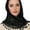 Black, variant on Traditional Tassels Lace Head Scarf Women Headwrap Catholic Chapel Bridal Veils