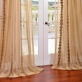 thumbnail image 6 of Half Price Drapes Cleopatra Geometric Sheer Rod Pocket Single Curtain Panel, 6 of 7