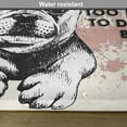 thumbnail image 6 of Ambesonne Animal Place Mats Set of 4, Tribal Feathers and Dog, Standard Size, White Black, 6 of 6