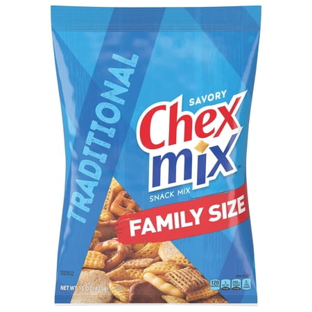 Chex Mix Traditional Snack Mix Family Size 15 oz