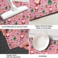 thumbnail image 3 of Pink Christmas Santa and Tree Pattern Kitchen Rug Mat,Kitchen Runner Rugs Non Skid Washable,Decorative Kitchen Floor Mats for Kitchen,Sink,Laundry,17"X47", 3 of 5