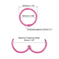 thumbnail image 2 of Uxcell Loose-Leaf Binder Rings, 30mm/ 1.18" Metal Book Ring, Rose Red, 12Pack, 2 of 5