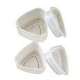 thumbnail image 1 of Maoww 2Pcs Sushi Molds Transparent Convenient Small Triangular Plastic Kitchen Food DIY Non-Stick Rice Ball Mould Triangular Lovely Bento Accessories Household Bar, 1 of 6