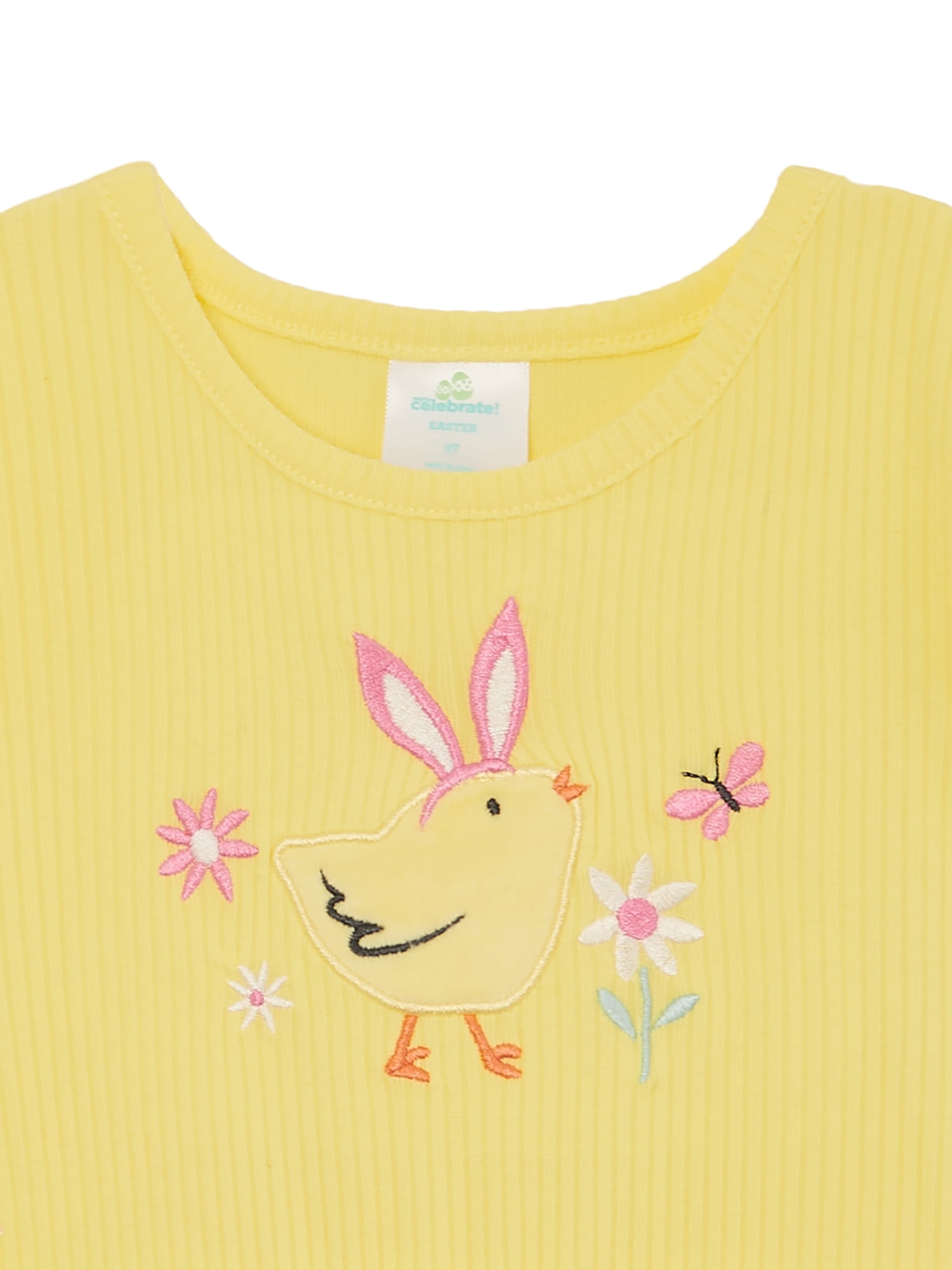 Way to Celebrate Toddler Girls Easter Tulle Tutu Dress, Sizes 12M-5T