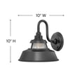 thumbnail image 5 of Hinkley Lighting - Troyer - One Light Outdoor Medium Wall Mount in Traditional, 5 of 13