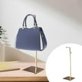 thumbnail image 3 of Shengyu Stainless Steel Handbag Display Rack Adjustable Single Gold, 3 of 9