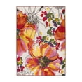 thumbnail image 3 of World Rug Gallery Modern Bright Flowers Non-Slip Multicolored 5'3" x 7'3" Area Rug, 3 of 9
