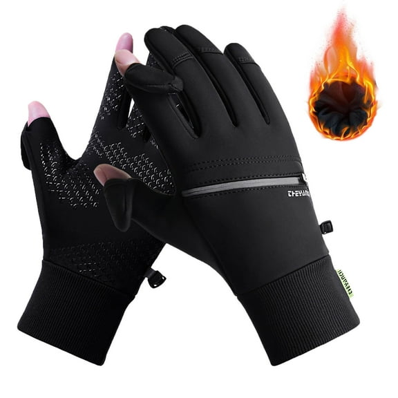 Winter Gloves, Glove for Men Women Winter Gloves Heated And Warm Gloves All Finger Adjustable Temperature Heating Gloves Removable And Washable Christmas Gift