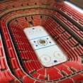 thumbnail image 3 of IDNA Chicago Blackhawks 25-Layer StadiumView Lighted End Table, 3 of 6