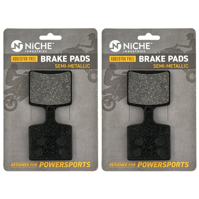Niche Brake Pad Set Arctic Cat XF 6000 ZR 8000 9000 Rear Semi-Metallic 2 Pack 519-KPA2509D