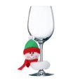 thumbnail image 2 of ChristmasSantaClausSnowmanElkWineGlassCoverOrnamentXmasPartyTableDecoration, 2 of 5