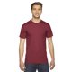 thumbnail image 1 of Camiseta de manga corta American Apparel punto fino unisex CRANBERRY L, 1 of 1