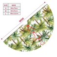 thumbnail image 3 of Sikiie Green Hawaii Palms 30-48 inches {designName} Print Christmas Tree Skirt Snowman Xmas Tree Skirt with Edge Christmas Decorations for Holiday Party48", 3 of 7
