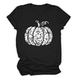 thumbnail image 1 of YDLCAFD Easter Pumpkin Graphic T Shirt For Women Pumpkin Tops Loose T Shirt, 1 of 3
