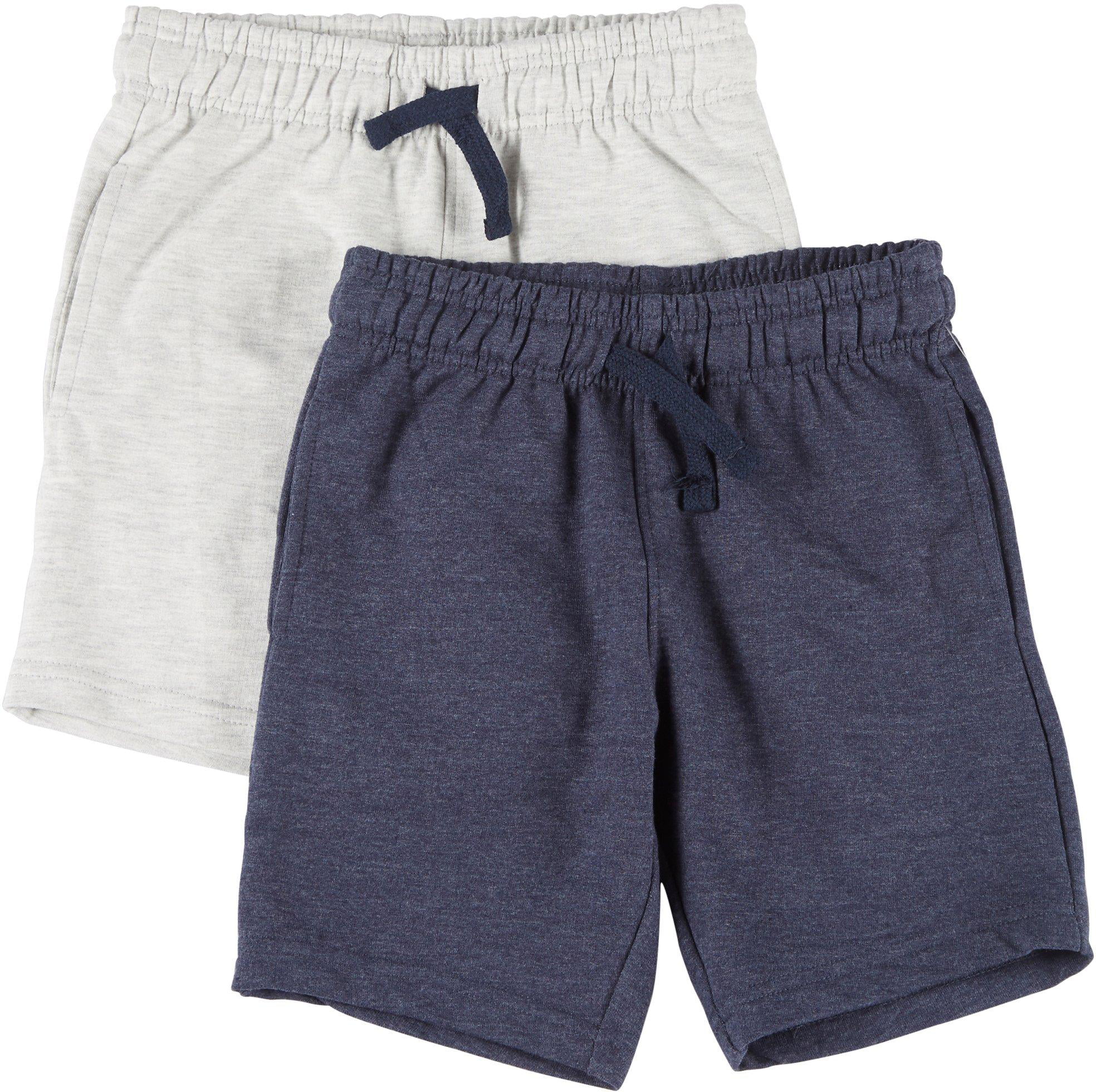 Carters Toddler Boys Solid Chambray Pull-On Shorts 5T Denim Blue 