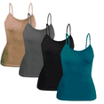 thumbnail image 1 of Set 4 Blusas Mujer Tirantes Unitalla Casual Blusa Crop Top Dama, 1 of 5
