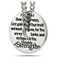 thumbnail image 2 of Men's Stainless Steel Compass Necklace - Psalm 25:4-5 by Shields of Strength, 2 of 3