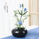 thumbnail image 2 of Jarrón de cerámica chino para té, florero de escritorio con forma de gota de agua, florero japonés, maceta pequeña zen, 2 of 5